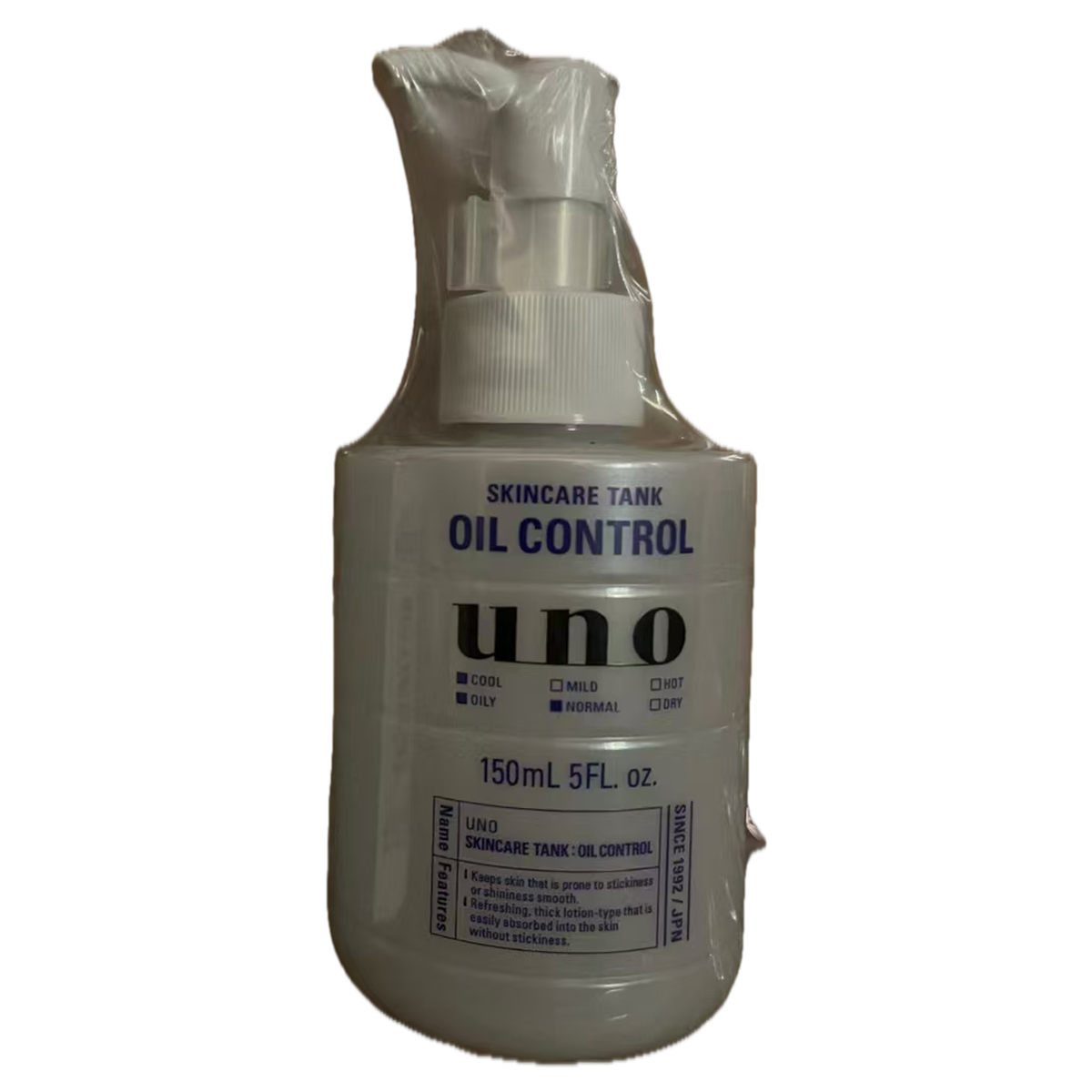 UNO Skincare Tank Oil Control 150ml