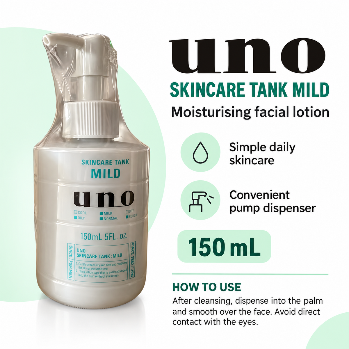 UNO Skincare Tank Mild 150ml