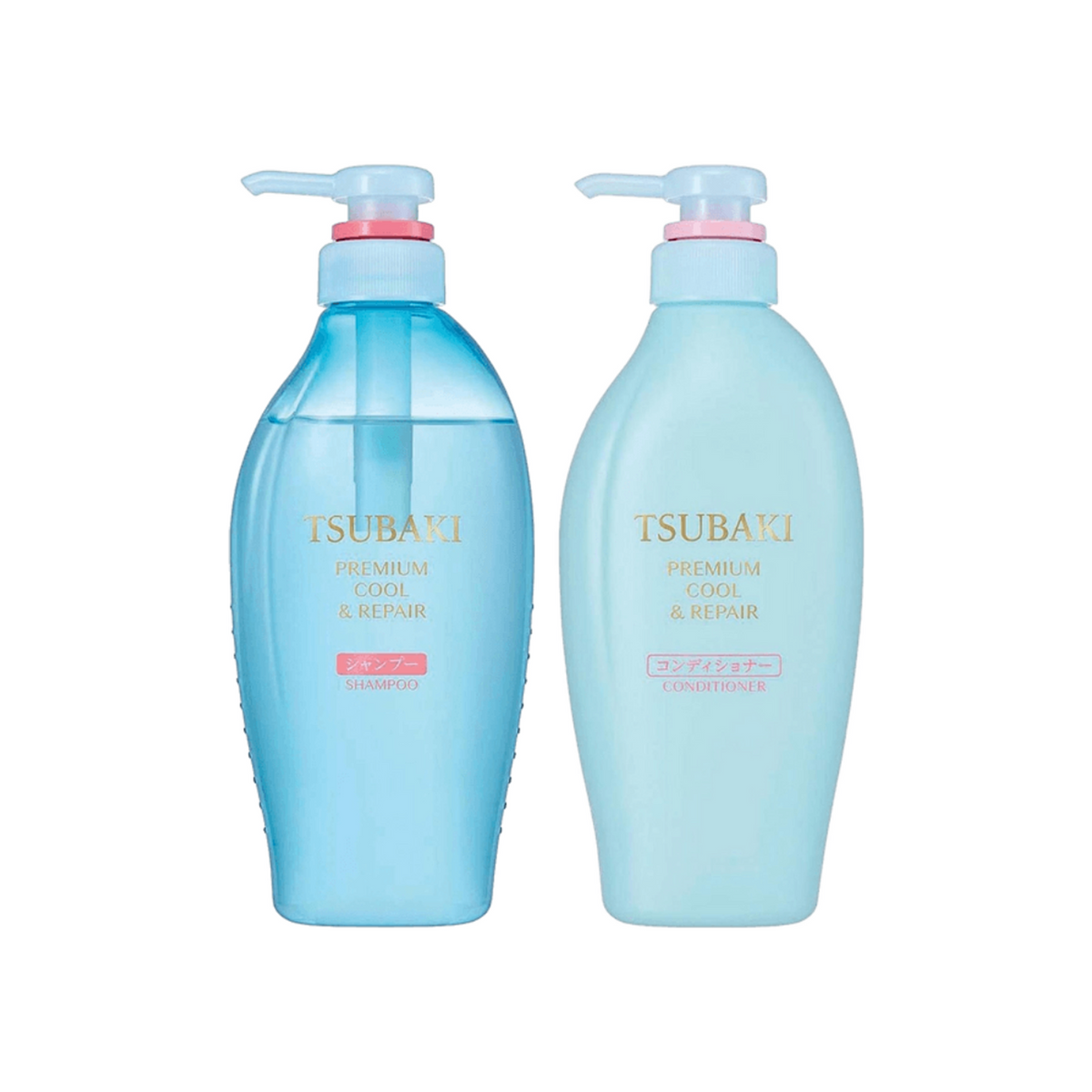 TSUBAKI Premium Cool & Repair Shampoo & Conditioner Set 450ml × 2