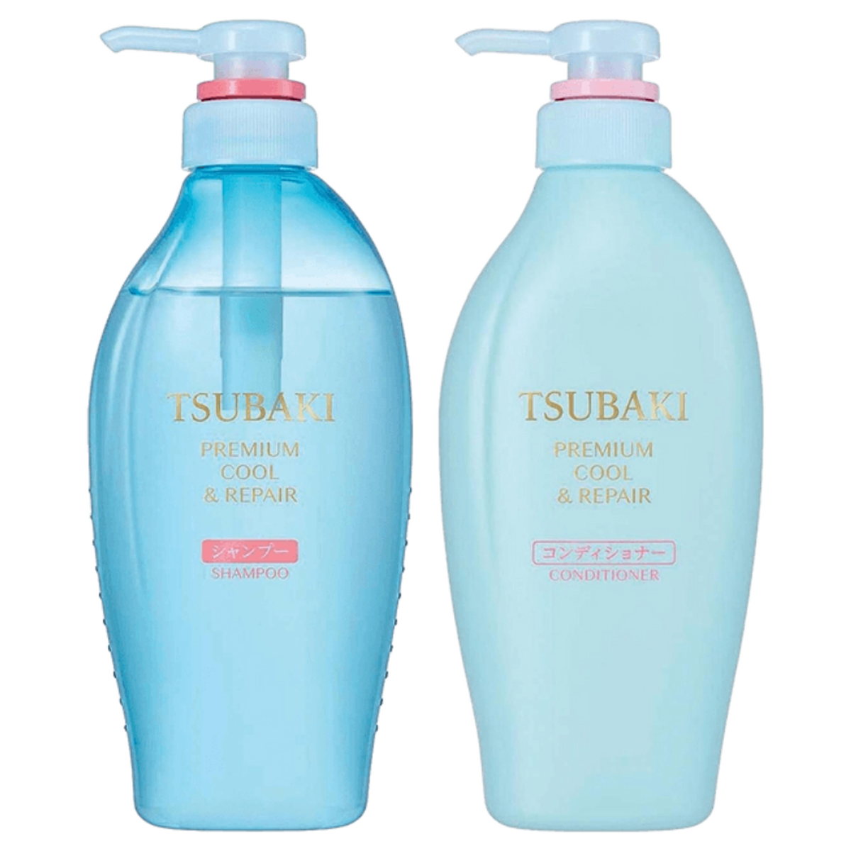 TSUBAKI Premium Cool & Repair Shampoo & Conditioner Set 450ml × 2
