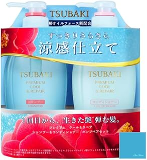 TSUBAKI Premium Cool & Repair Shampoo & Conditioner Set 450ml × 2