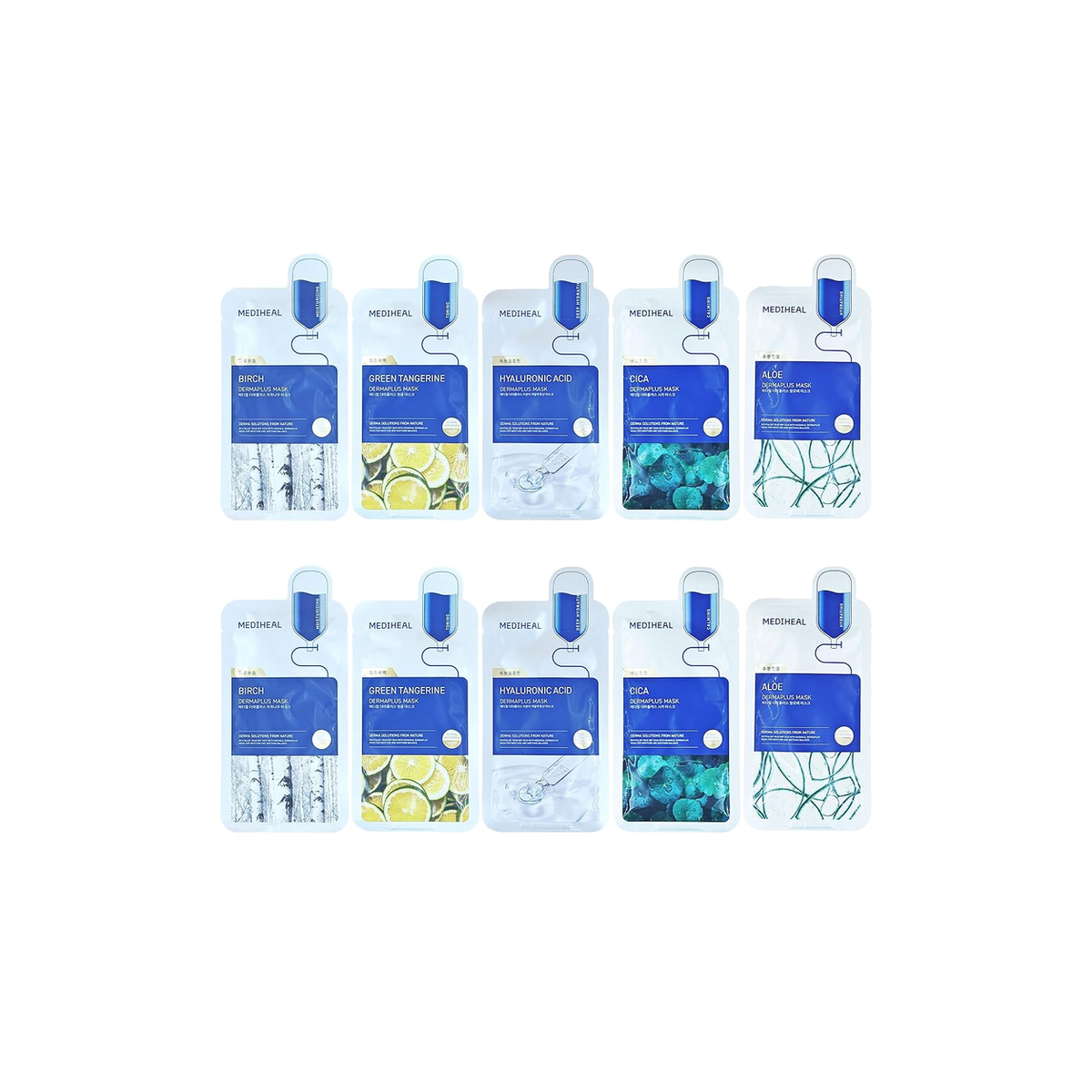 Mediheal Essence Mask Variety Set 10ct, assortment pack for all skin types