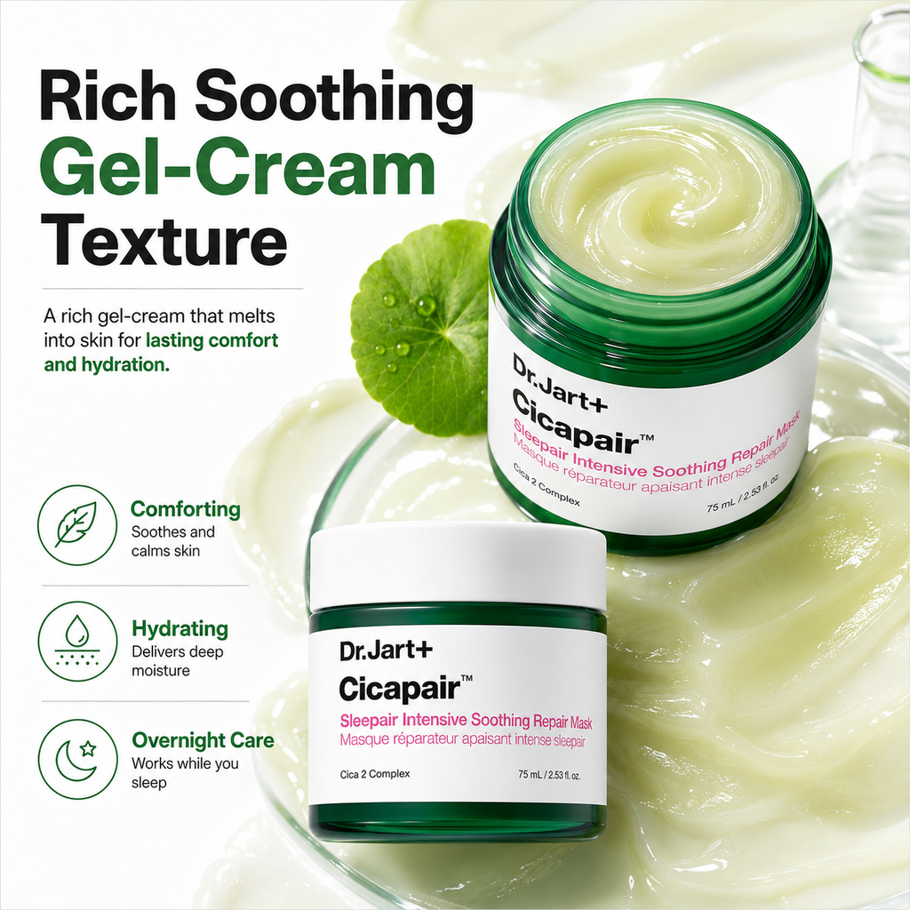 Dr. Jart+ Cicapair Sleepair Intensive Soothing Repair Mask 75ml