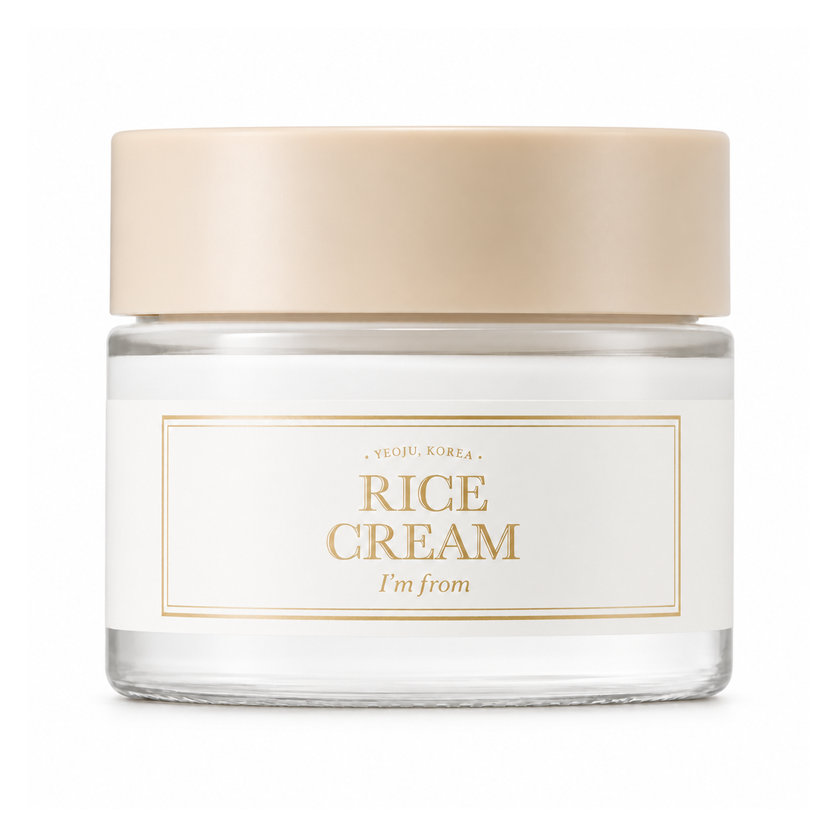 I'M From Rice Cream 50g – Deep Hydration for Dry Dehydrated Skin, Soothes Rednes
