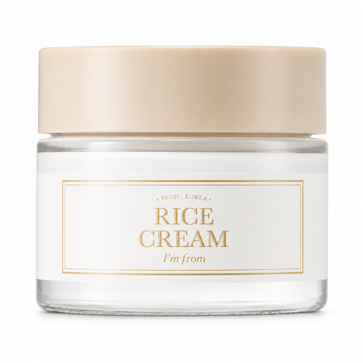 I'M From Rice Cream 50g – Deep Hydration for Dry Dehydrated Skin, Soothes Rednes