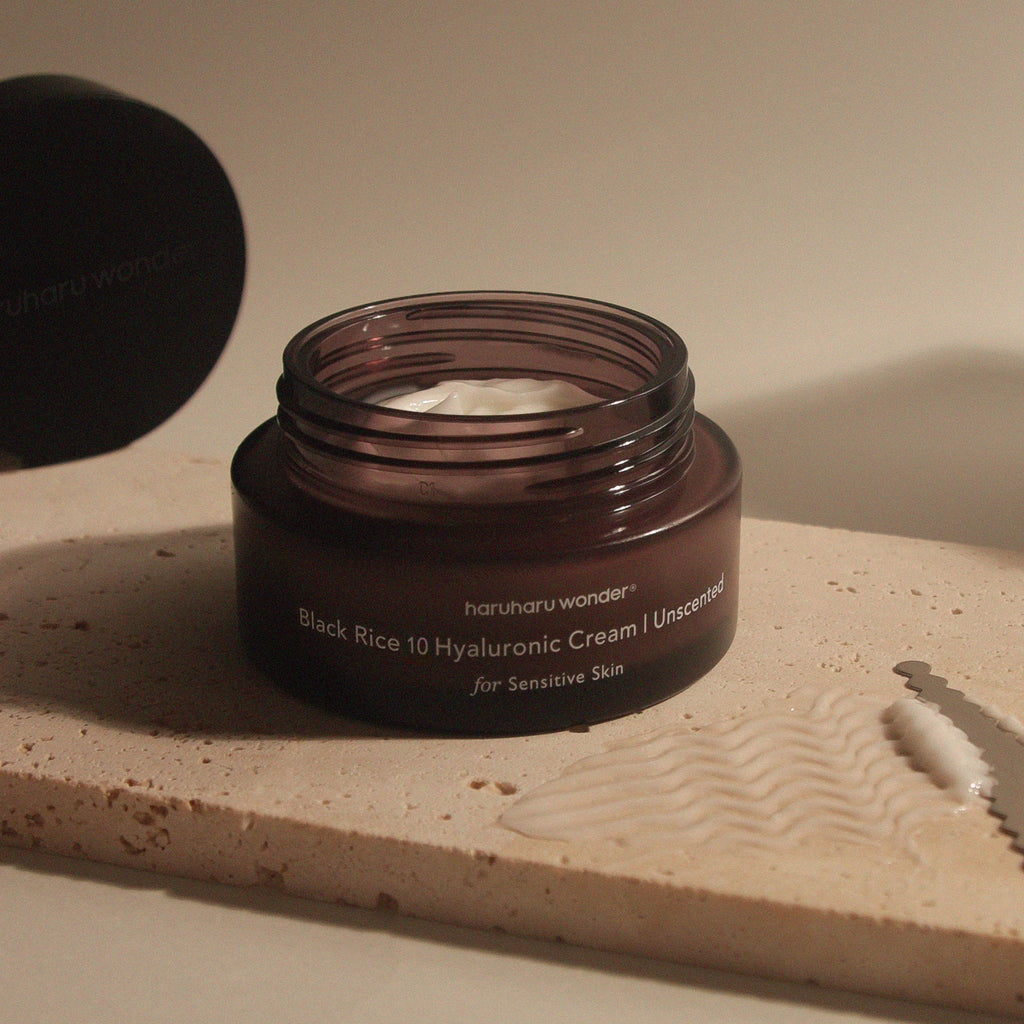 Haruharu Wonder Hyaluronic Cream Unscented 50ml, black rice firming care