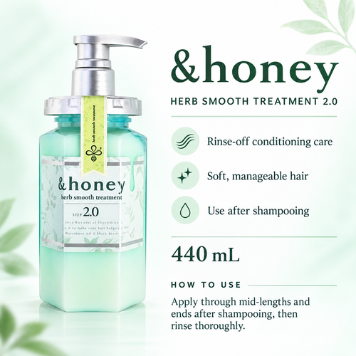 &honey Herb Smooth Conditioner 2.0 Light Green 440ml