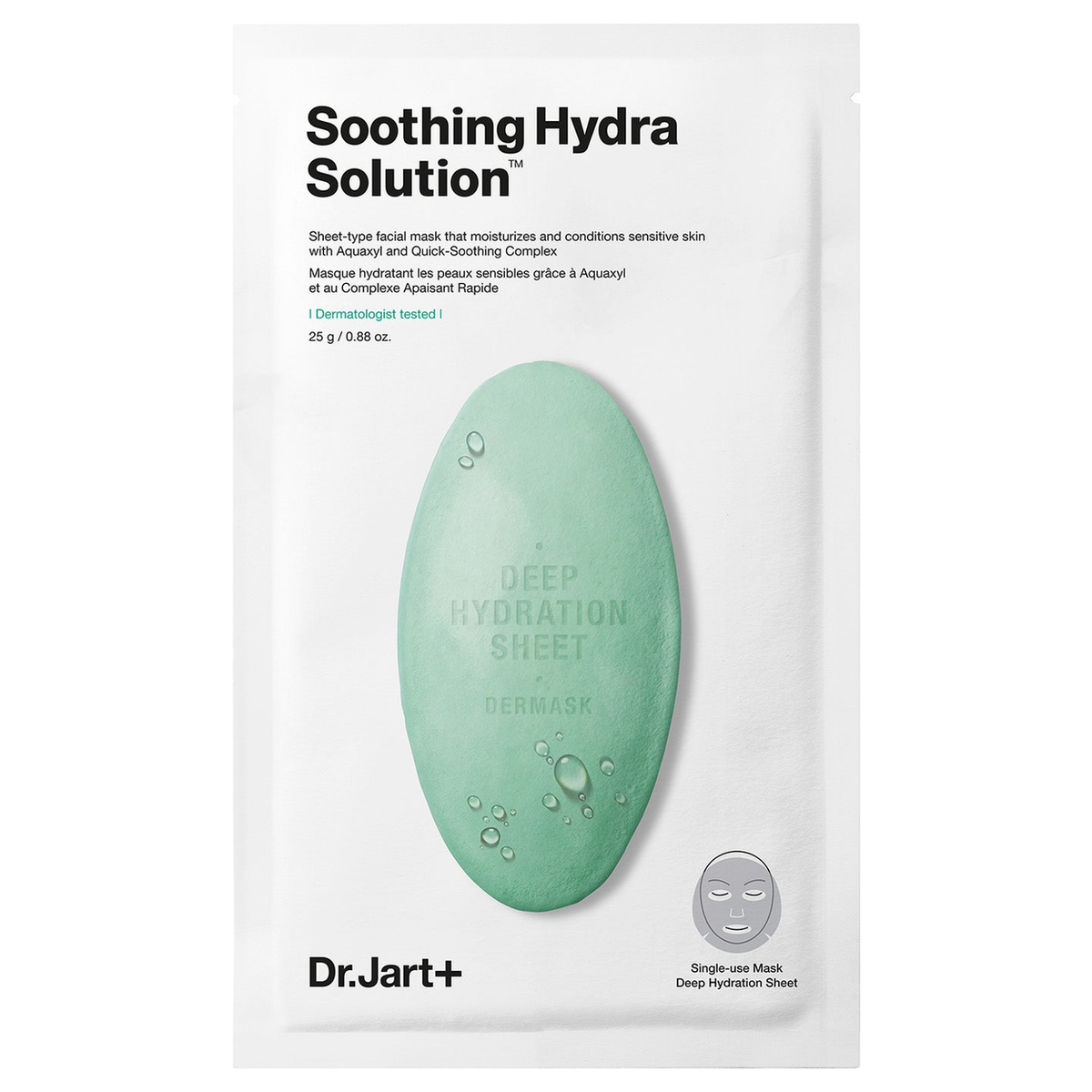 Dr.Jart+ Soothing Hydra Solution Sheet Mask — 1 Sheet