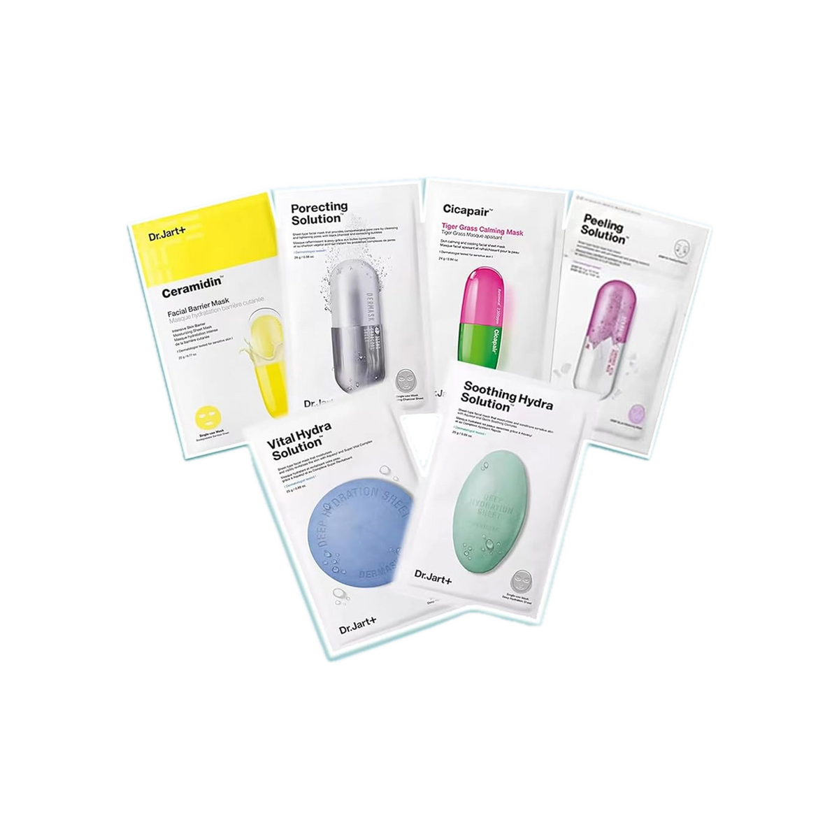 Dr.Jart+ Sheet Mask Assortment – 6 Different Masks