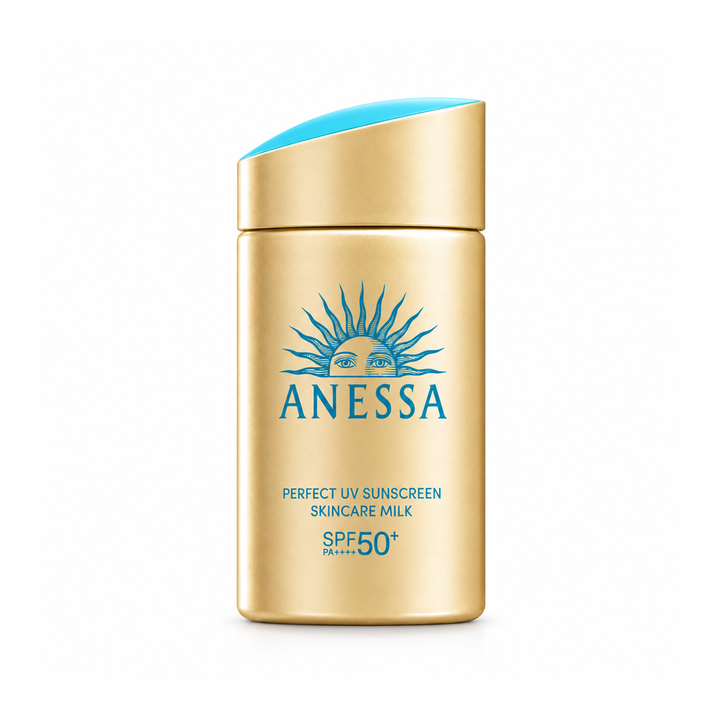 Anessa Perfect UV Sunscreen Mild Milk 60ml – SPF50+ PA++++, Sensitive Skin Safe