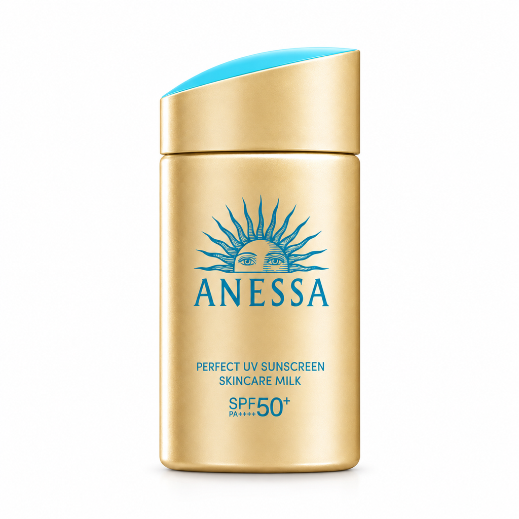 Anessa Perfect UV Sunscreen Mild Milk 60ml – SPF50+ PA++++, Sensitive Skin Safe