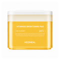 Mediheal Vitamide Brightening Pads 100CT-Reduces Dullness & Sallow Tone