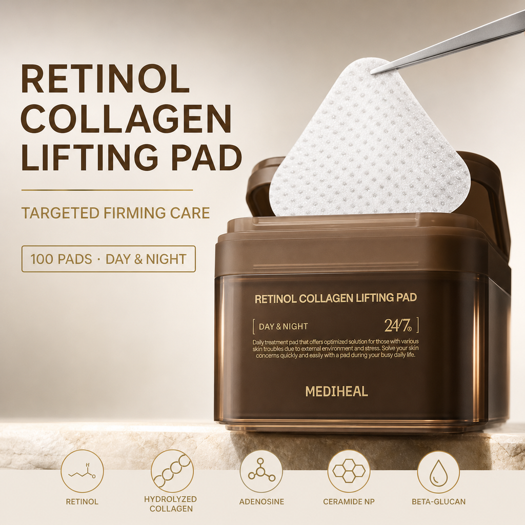 MEDIHEAL Retinol Collagen Lifting Pads — 100 Pads detail image
