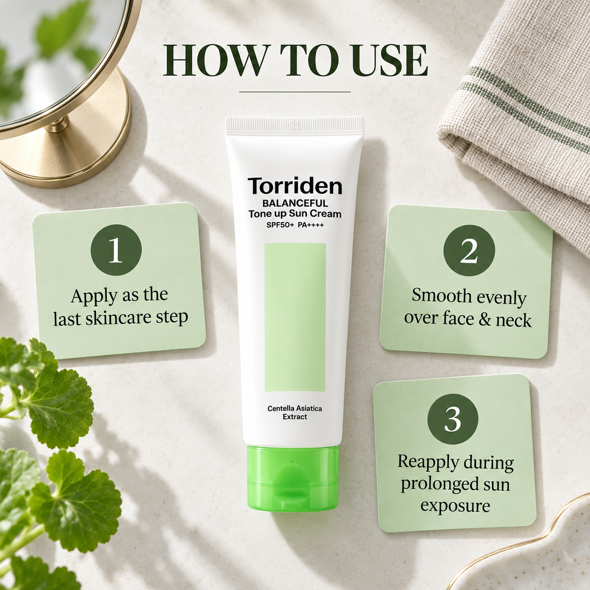 Torriden Balanceful Tone Up Sun Cream SPF50+ PA++++ 60ml