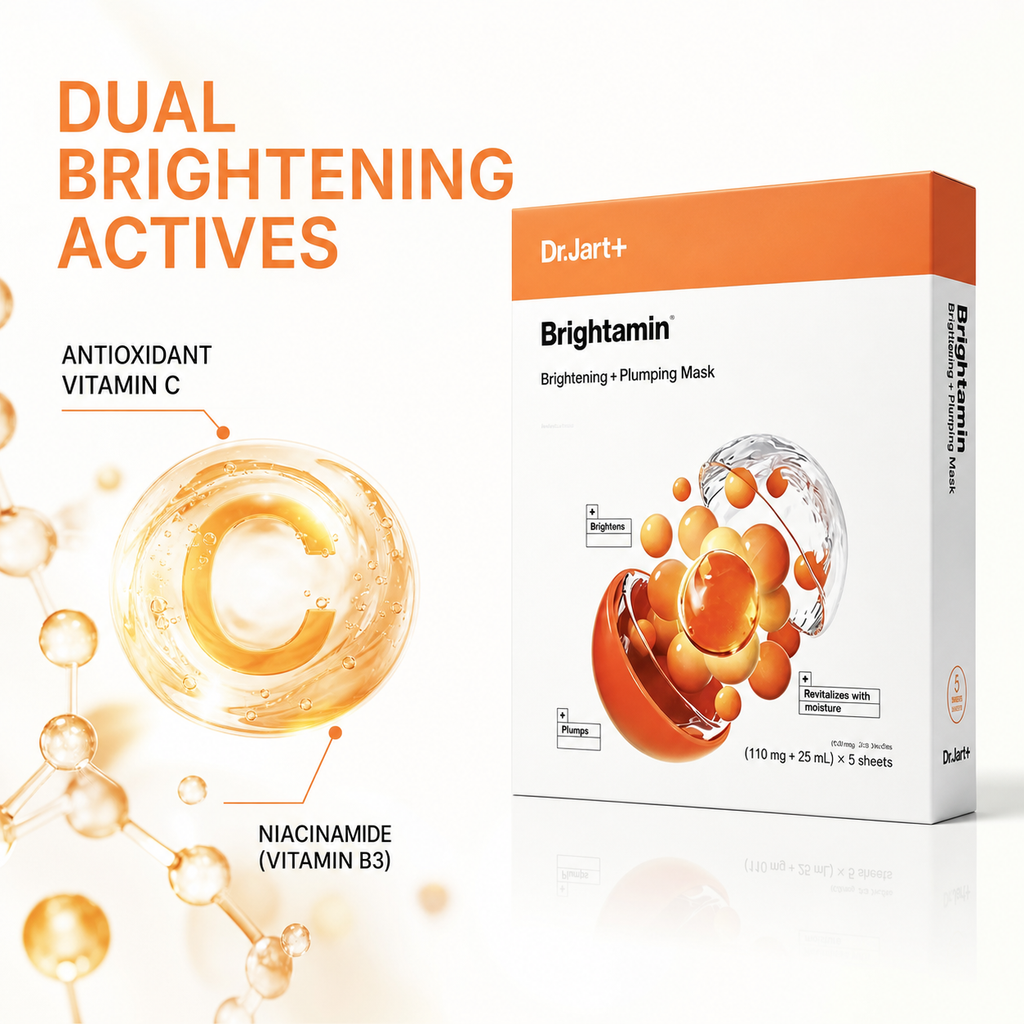 Dr.Jart+ Brightamin Brightening + Plumping Mask - 5 Sheets detail image