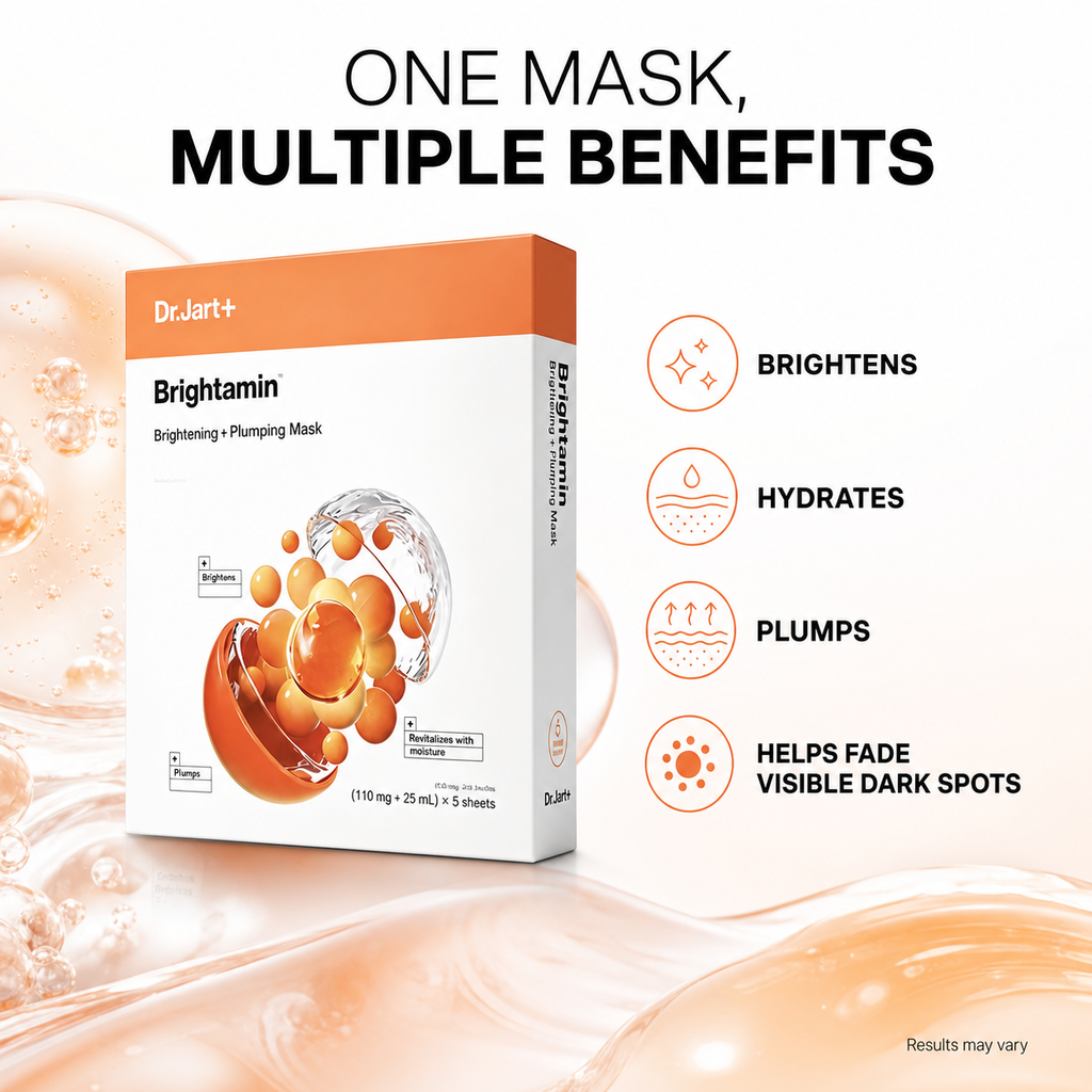 Dr.Jart+ Brightamin Brightening + Plumping Mask - 5 Sheets detail image