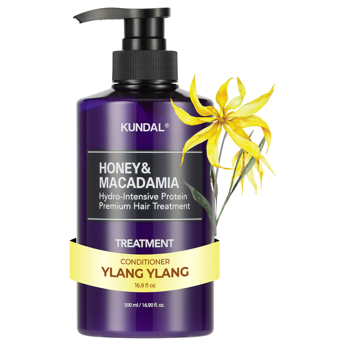 KUNDAL Honey & Macadamia Protein Treatment Ylang Ylang 500ml