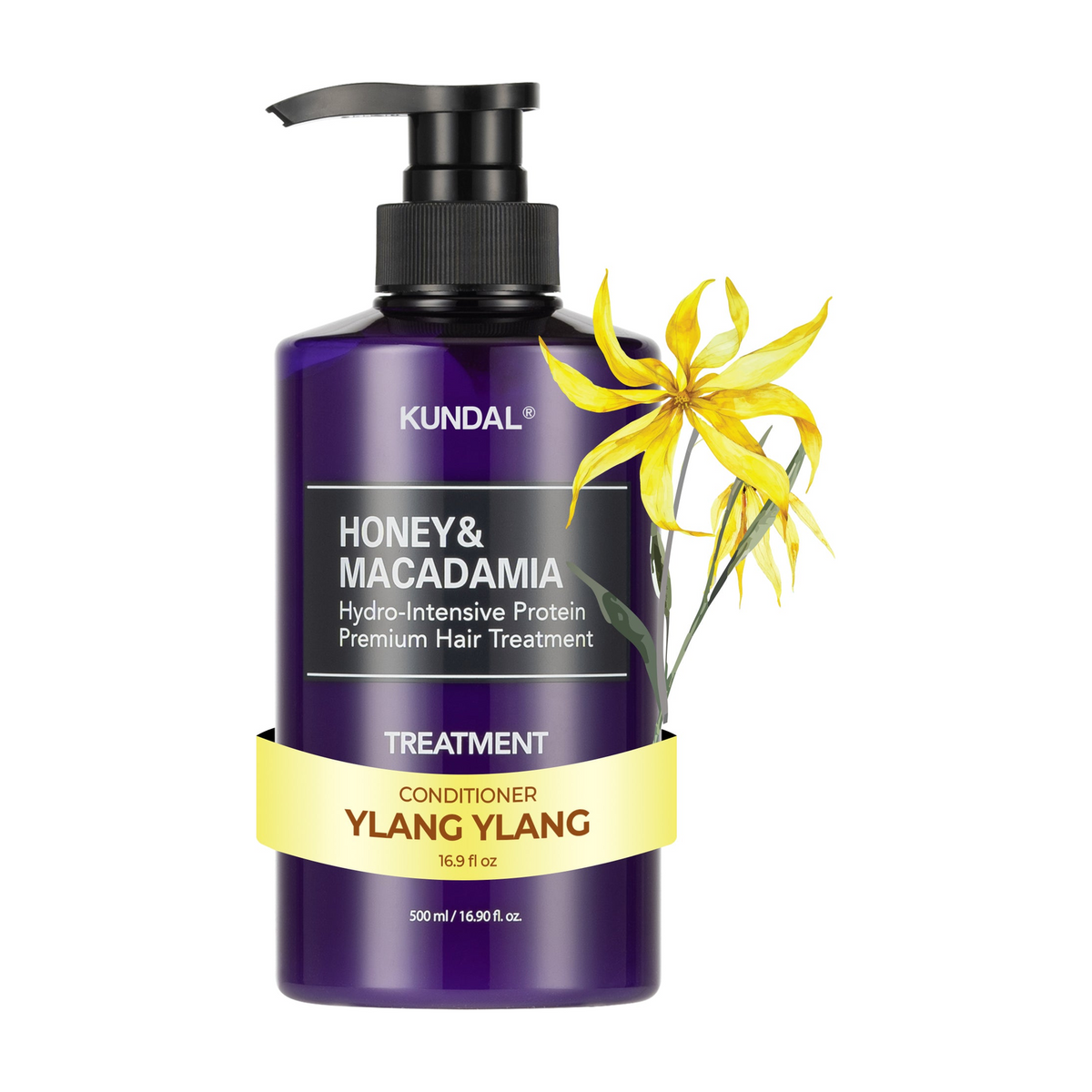 KUNDAL Honey & Macadamia Protein Treatment Ylang Ylang 500ml