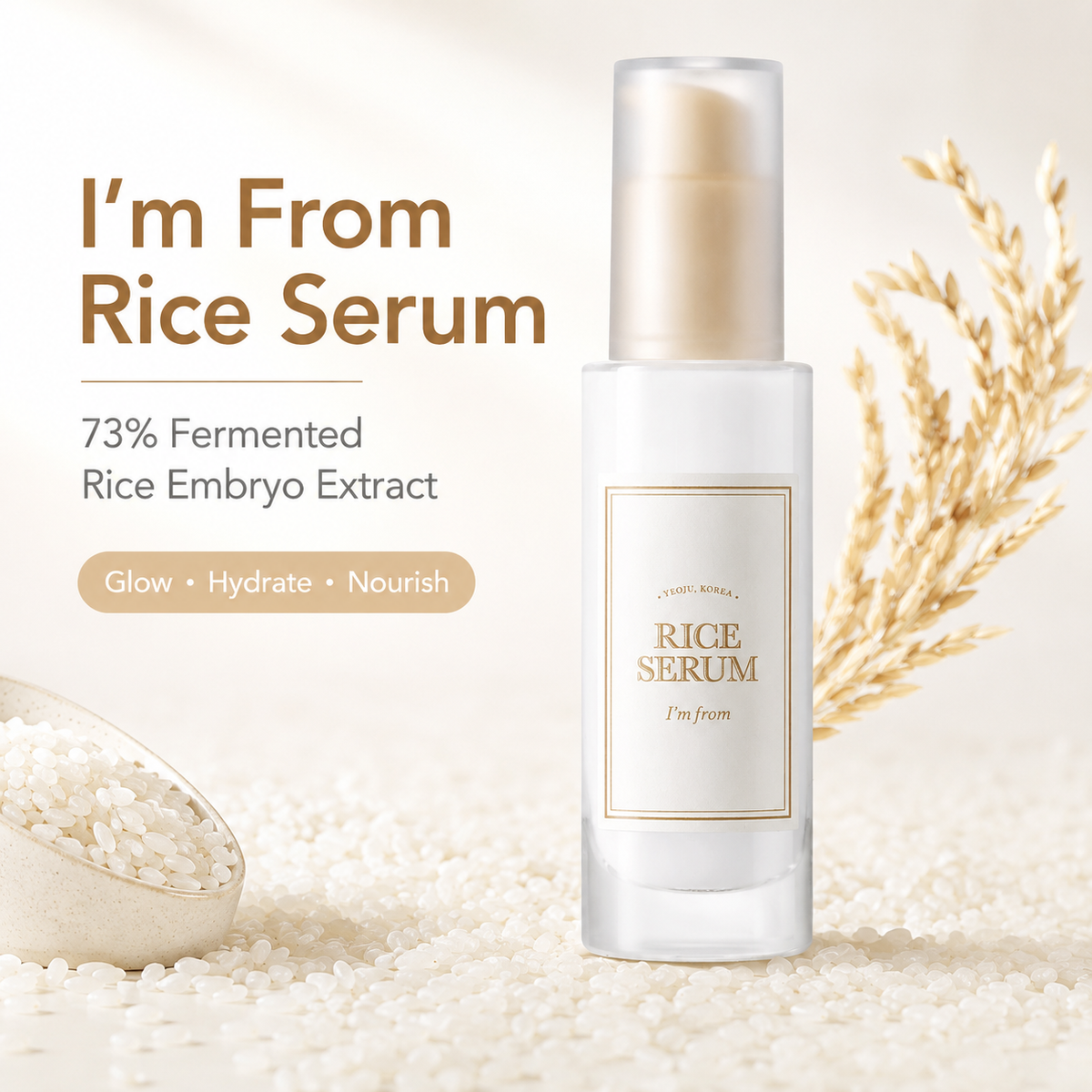 I’m From Rice Serum 50mL, 73% Fermented Rice Extract detail image