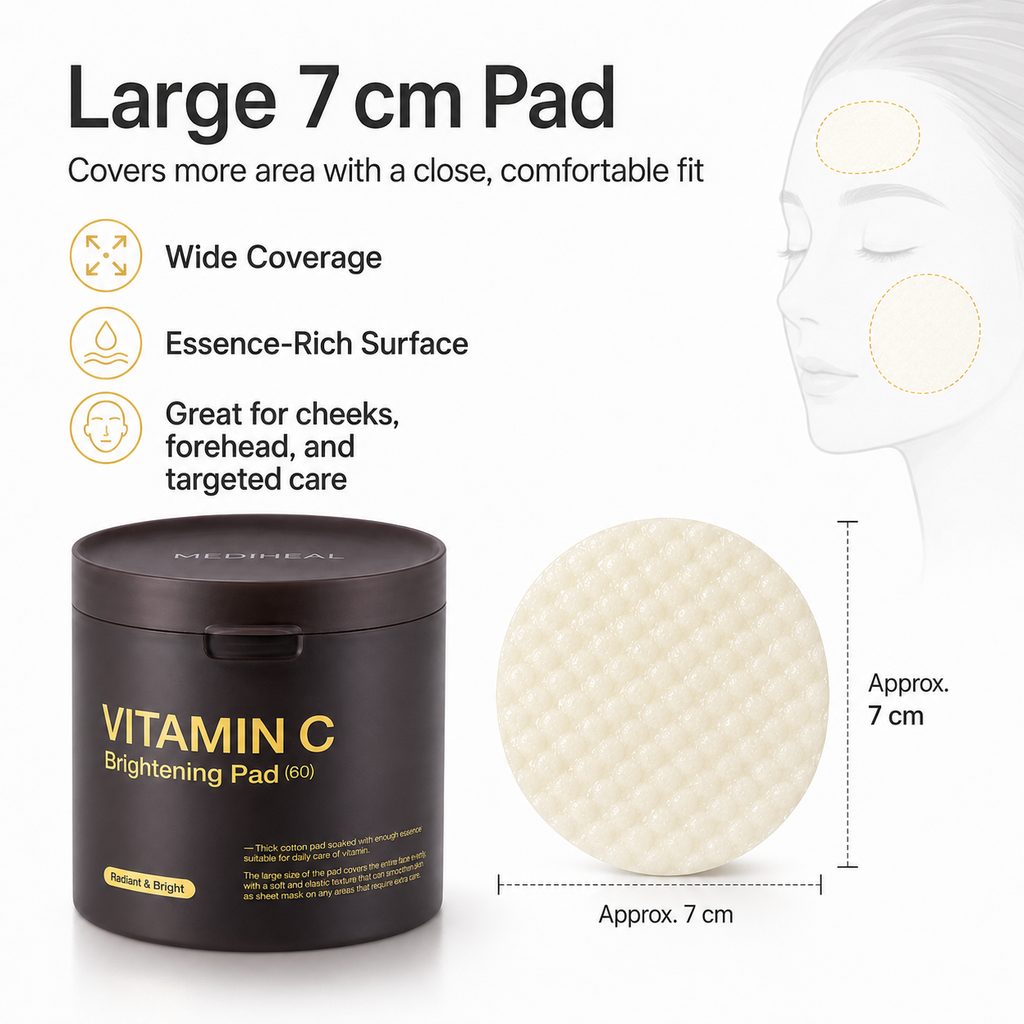 MEDIHEAL Vitamin C Brightening Pad – 60 Pads detail image