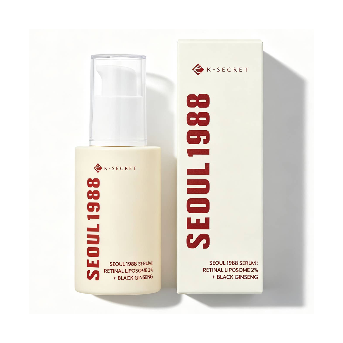 K-SECRET 1988 Black Ginseng Serum 30ml – 2% Retinal Liposome & 58% Black Ginseng