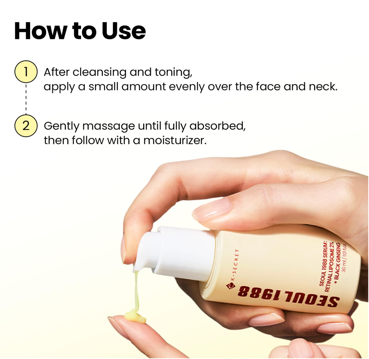 K-SECRET 1988 Black Ginseng Serum 30ml – 2% Retinal Liposome & 58% Black Ginseng